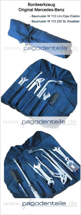 Bordwerkzeug Mercedes 230 SL Pagode Tool Kit